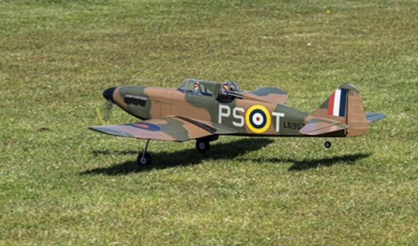 Harry's Boulton Paul Defiant on maiden day, 13th April Harry's Boulton Paul Defiant on maiden day, 13th April