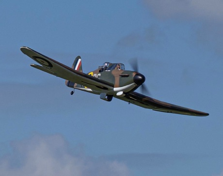 Harry's Boulton Paul Defiant on maiden day, 13th April Harry's Boulton Paul Defiant on maiden day, 13th April