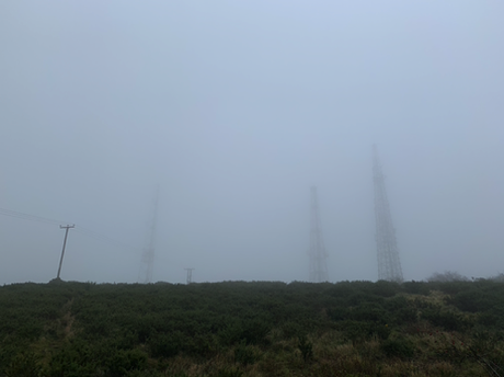 The Pylons barely visible!